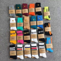 Unisex Cushioned Crew Socks – Premium Cotton Workwear Style Athletic Socks