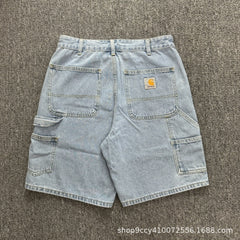 Mid-Length Baggy Cargo Pants