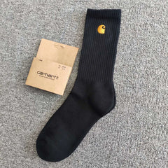Classic Solid Color Crew Socks for Men & Women | Cushioned Sports & Casual Socks