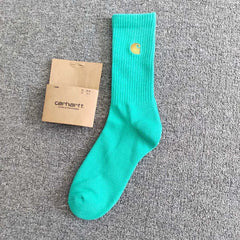 Heavyweight Cotton Crew Socks – Unisex Mid-Calf Athletic & Everyday Wear