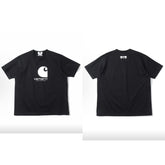 Workwear Inspired Heavyweight Cotton Printed T-Shirt