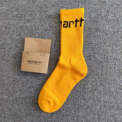 Classic Solid Color Crew Socks for Men & Women