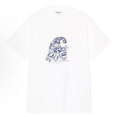 Retro Distressed Mineral Wash Heavy Cotton Tee