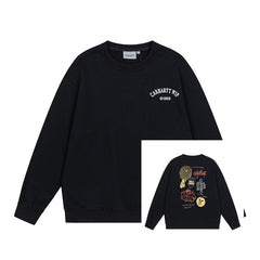 Alternative Skate Culture Fleece Hoodie | Relaxed Fit Grunge Aesthetic