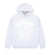 Sp5der OG Web Hoodie Heather Grey