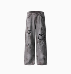 Street Hip-Hop Straight-Leg Pants