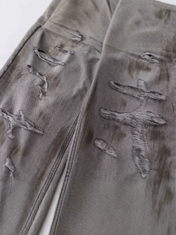 Street Hip-Hop Straight-Leg Pants