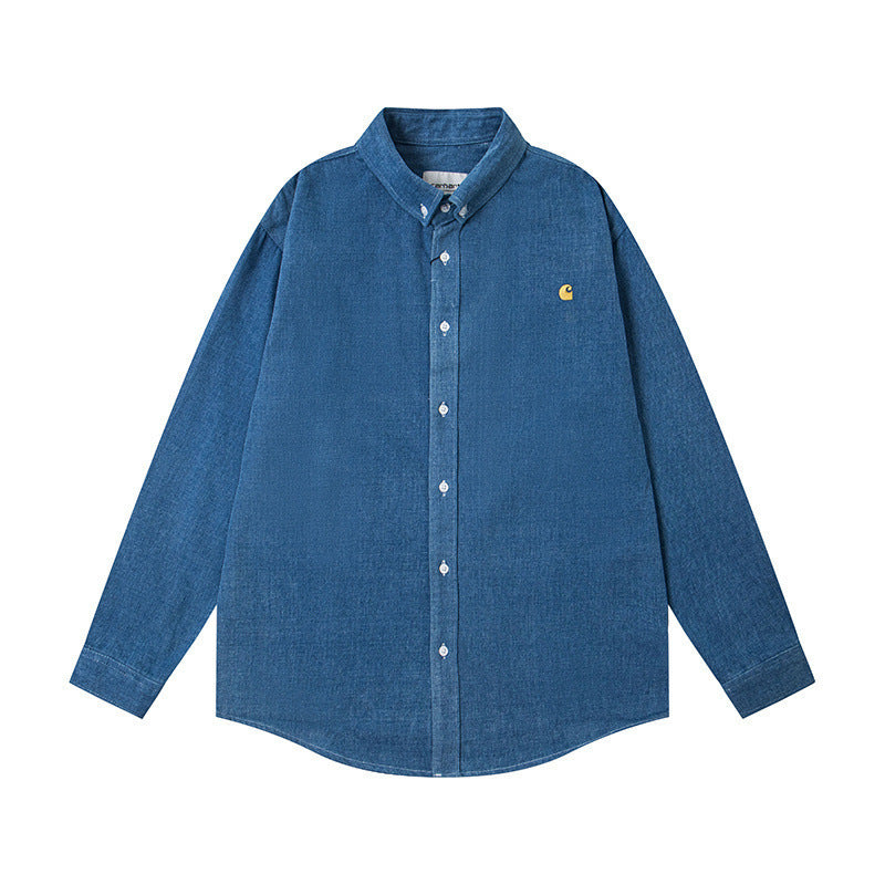 Carhartt Style Men's Heavyweight Long Sleeve Shirt