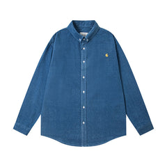Carhartt Style Men's Heavyweight Long Sleeve Shirt