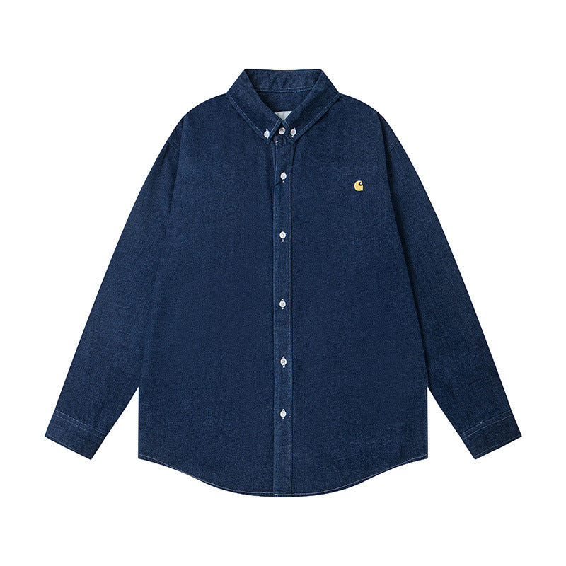 Carhartt Style Men's Heavyweight Long Sleeve Shirt