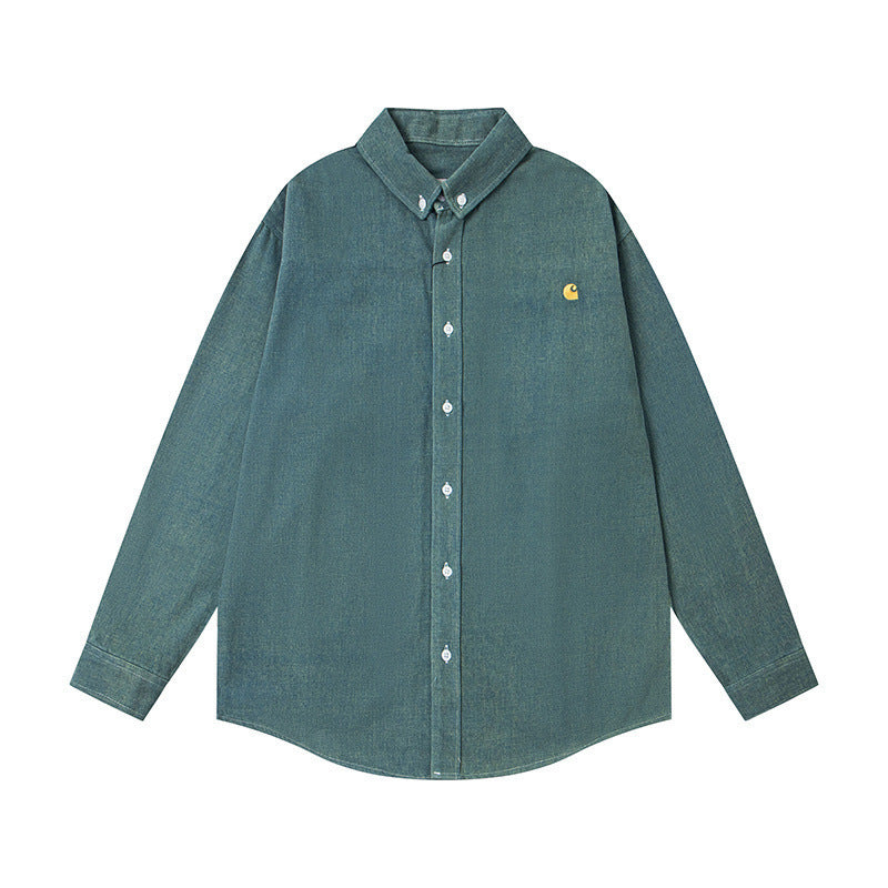 Carhartt Style Men's Heavyweight Long Sleeve Shirt