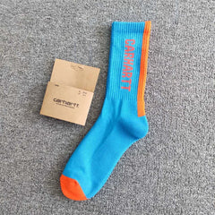 Classic Solid Color Crew Socks for Men & Women | Cushioned Sports & Casual Socks