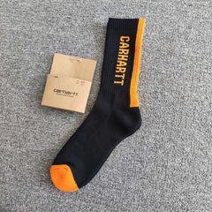 Classic Solid Color Crew Socks for Men & Women | Cushioned Sports & Casual Socks