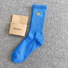 Heavyweight Cotton Crew Socks – Unisex Mid-Calf Athletic & Everyday Wear