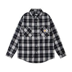Retro Relaxed Fit Utility Cargo Shirt