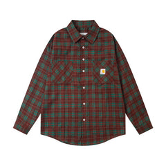 Classic Plaid & Solid Long Sleeve Trousers