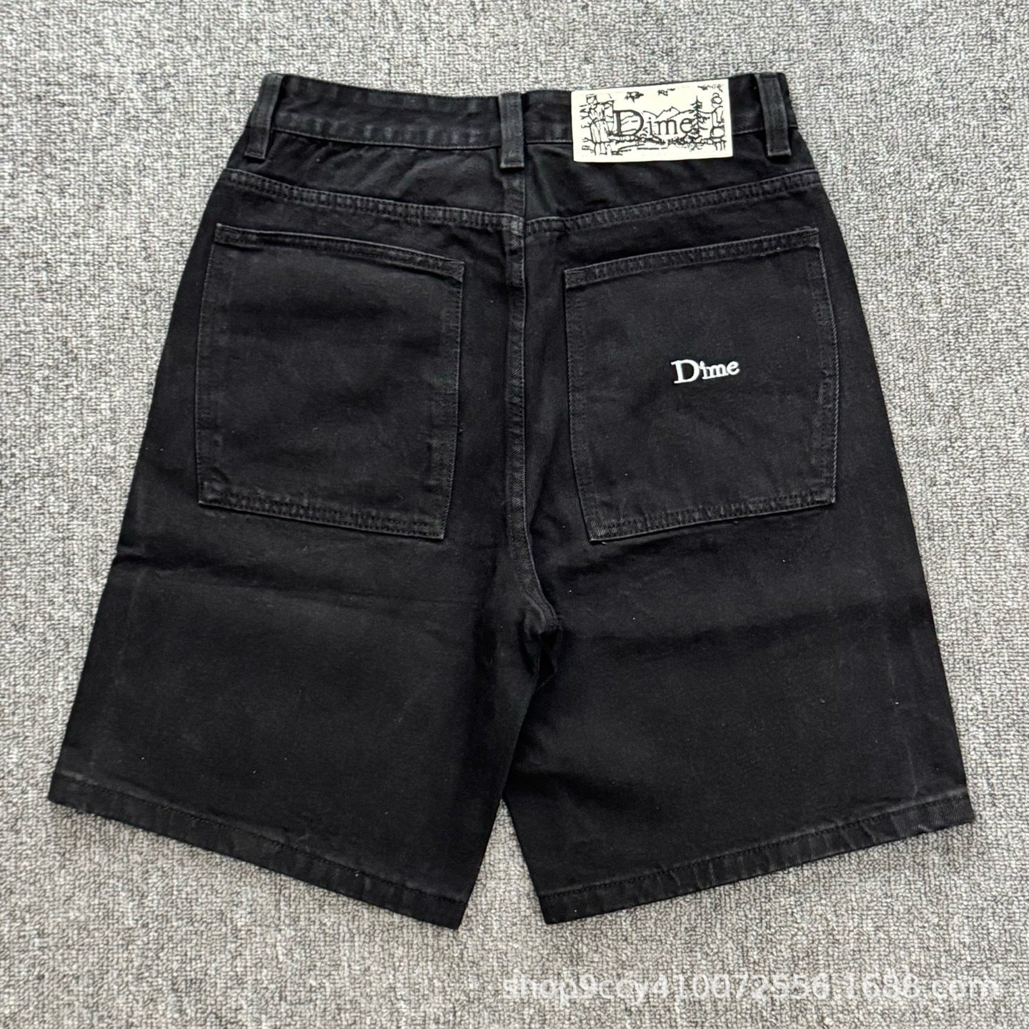 Minimalist Carpenter Denim Cargo Shorts | Heavy Cotton Relaxed Fit