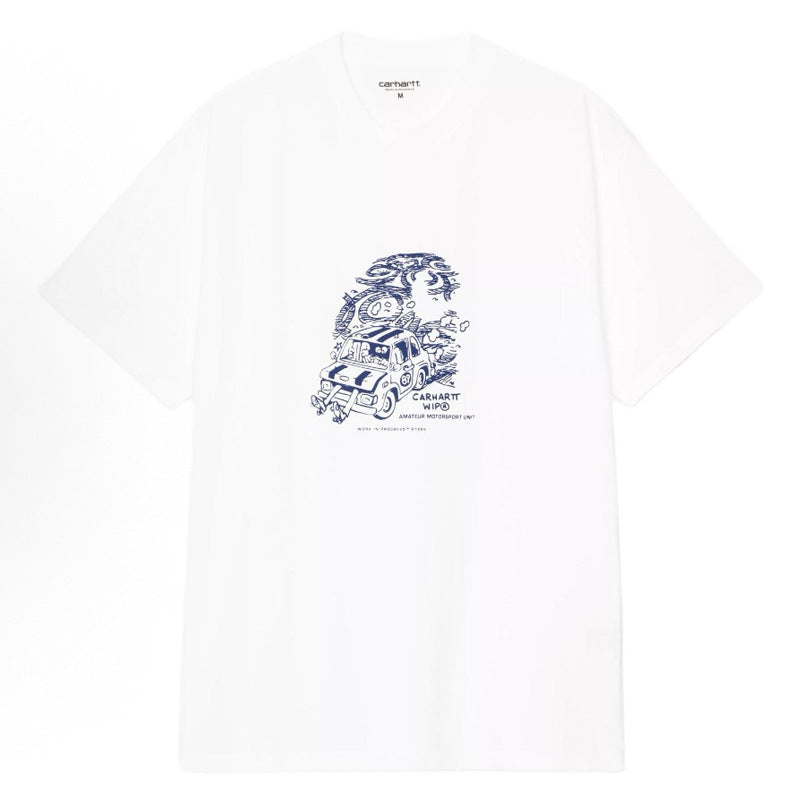 Retro Distressed Mineral Wash Heavy Cotton Tee