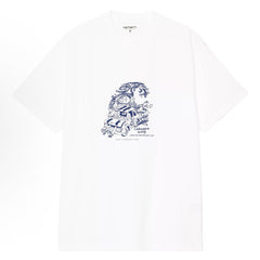 Retro Distressed Mineral Wash Heavy Cotton Tee