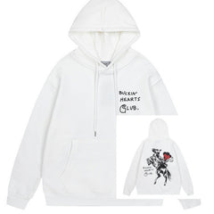 Alternative Skate Culture Fleece Hoodie | Relaxed Fit Grunge Aesthetic