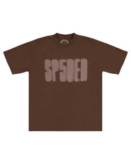 Sp5der Focused Logo Tee Brown