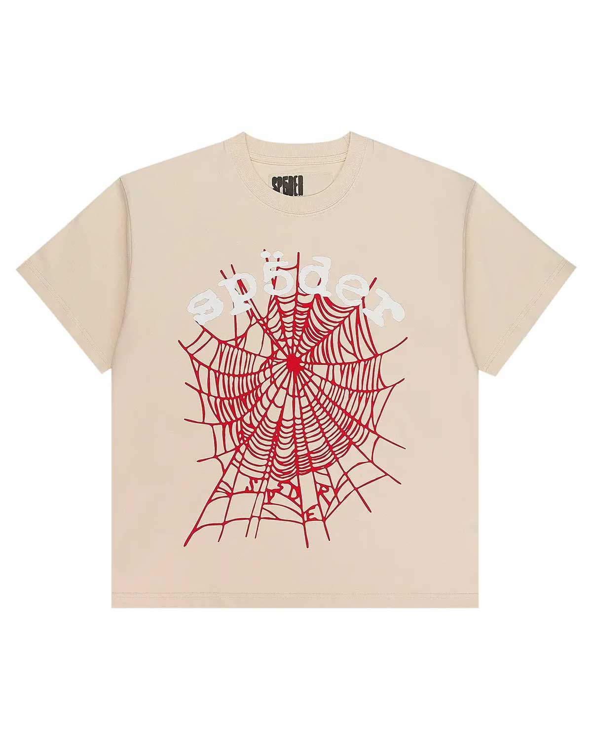 Sp5der OG Logo V2 HW Tee Cream